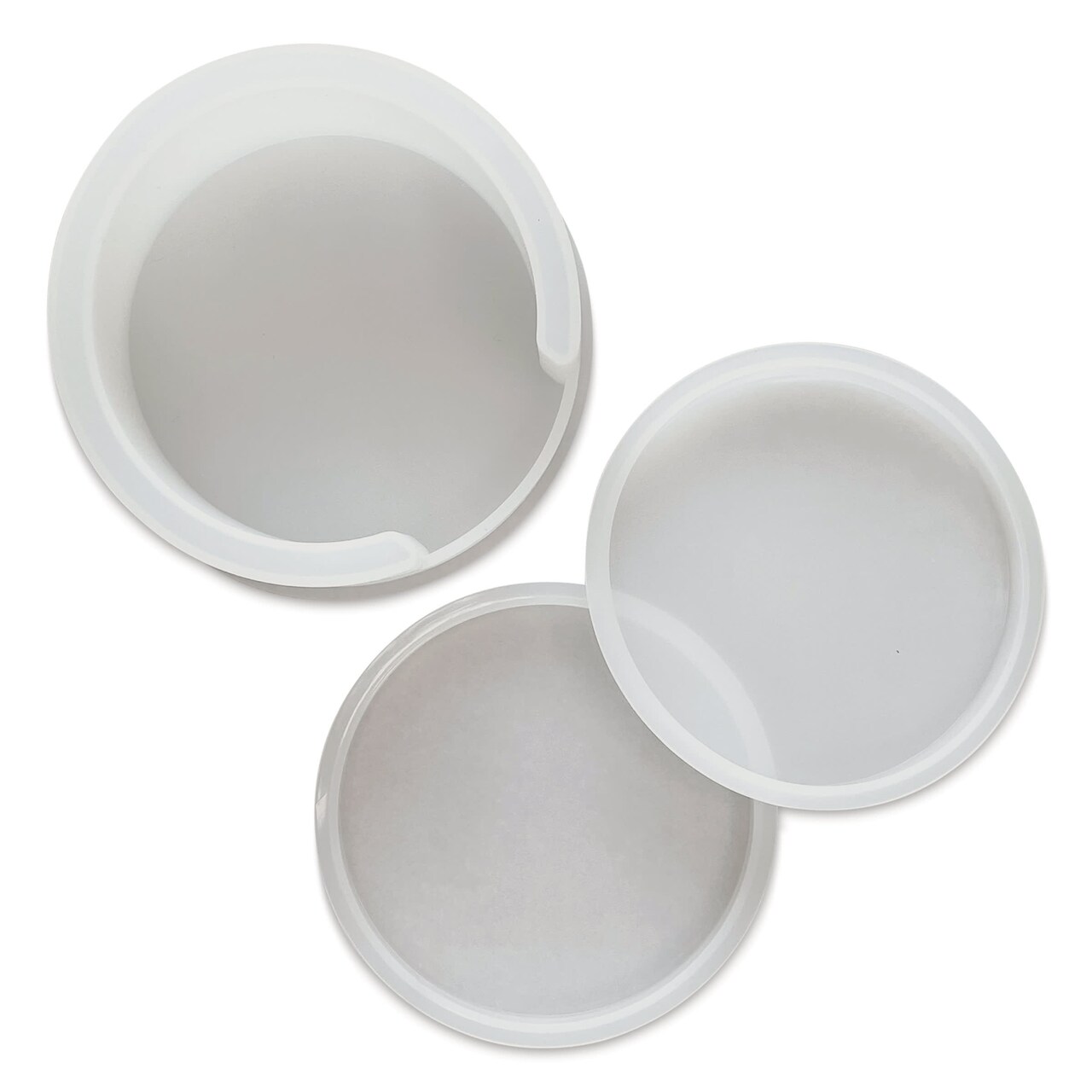 Jewelry Made By Me Coaster Silicone Molds - Pkg of 3, Round Coasters